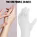 QOCO 3 Pairs White Gloves Cotton Moisturising Gloves for Eczema Dry Hands Breathable Machine Washable Cloth Gloves for Men Women Bedtime Sleep Overnight Hand Cream Lotion Protection Gloves - Buy Online on SooperMarket.com