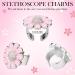 Woanger 4 Pcs Sunflower Bling Stethoscope Charms | Flower Stethoscope Tags & Accessories for Nurses & Doctors | Perfect Gift for Nursing Students - Pink White Yellow Green - Buy Online on SooperMarket.com