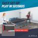 JOOLA Club Competition Table Tennis Net & Post Set - Portable 72 Regulation Size Ping Pong Screw On Clamp Net - Buy Online on SooperMarket.com