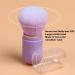 Veeteah Retractable Blush Brush Compact Powder Brush | Retractable Travel Powder Blush Brush Soft Bristles for Daily Use for Travel purple - Buy Online on SooperMarket.com