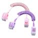 Safety Wrist Link for Toddlers,2 Pack 2.5M / 8.2 ft 360Rotate Night Vision Anti Lost Wrist Link,Child Lock Wrist Band