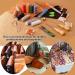 Tikjiua 59 Pcs Leather Sewing Kit - Heavy Duty Needles & Thread for Upholstery Repair - Large-Eye Stitching Needles for Carseat, Boots, Sofa - Buy Online on SooperMarket.com
