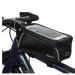 Ralvia bike frame bag waterproof - bike mobile phone holder ideal for navigation 7.0 inch - bicycle pocket frame bike cell phone pocket bicycle accessories black