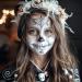 BOBISUKA Black & White Face Paint Bride Makeup Kit | Halloween Makeup with Brush & Accessories for Costume & Skeleton SFX  - Buy Online on SooperMarket.com