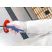 Foil Sword with Pistol Grip - Electric Fencing Weapon Set for Adults - Olympic Blade, Body Wire Socket, Guard Pad - Red/Blue (Right) - Buy Online on SooperMarket.com