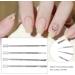 1 Set of 4 Removal Tool for UV Manicure Cuticle Cutter (4 Pieces Silver) - Buy Online on SooperMarket.com