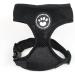 Waterproof Mesh Fabric Dog Harness Leash - Adjustable & Soft with Clip (Black, Size Small) - Buy Online on SooperMarket.com