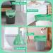 Fyy Garbage Bags - 120 Waste Bags (6 Rolls) for Kitchen Bathroom Office | Black & Green 3L to 10L | Durable & Leak-Resistant - Buy Online on SooperMarket.com