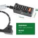 12V Regulated Surge Protection Metal P-Tap D-Tap Hub Power Splitter - 17.7 Braided Kevlar Cable, ARRI RED Sony Teradek Smallhd DJI Tilta SmallRig V-mount Gold-mount - Buy Online on SooperMarket.com
