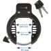 M-WAVE Ring Frame Lock | Secure Bicycle Lock | Anti-Theft Protection & Removable Spacer - International Shipping - Buy Online on SooperMarket.com