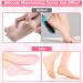 BUSOHA Silicone Socks for Dry Cracked Feet - 3 Pairs Moisturizing Foot Spa Socks for Women in 3 Colors - Buy Online on SooperMarket.com