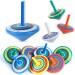 Lisopo 20 Pcs Colorful Wooden Circle Toys - Perfect for Children's Birthday Party Bag Fillers & Decorations | International Shipping - Buy Online on SooperMarket.com