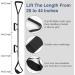 Multi-Loop Leg Lifter Strap 42in Adjustable Leg Lifter Rigid Hand Strap Padded Foot Loop with 3 Hand Grip Aid Device for Recovering from Hip Knee Replacement Getting in Out of Bed Couch Car Wheelchair - Buy Online on SooperMarket.com