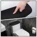 4 Pcs Black Fabric Stretch Toilet Tank Lid Cover Set - Bathroom Decor Accessories - 15.75 x 16.93 Inches - Buy Online on SooperMarket.com