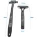 PandySarp Men's Back Shaver - Foldable Long Handle Trimmer for Body Hair - Wet/Dry Razor with Replaceable Blades - Buy Online on SooperMarket.com
