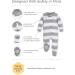 Burt's Bees Baby Sleep & Play Organic Romper-Jumpsuit Pj Zip Footie - Ditsy Floral Print - Buy Online on SooperMarket.com