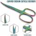 INSTEX Professional Cuticle Nail Scissors & Files Set | Curved Steel Blade for Thick Toenails & Manicure Pedicure | Men Women Beard Nose Trimming | Blue Multicolour - Buy Online on SooperMarket.com