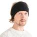 Casualbox | Linen Yoga Head Band Bandana Natural Elastic Hairband Sports Fashion Wrap Black(Size: One Size)