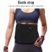 Organic Cotton Castor Oil Pack - Leak-Proof Reusable Hip Bag for Waist Washable Black Button Wrap - Buy Online on SooperMarket.com