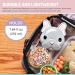 Melii 10200 French Bulldog Snack Storage Container - Grey Plastic Pet Food Storage for Dogs | Best International Shipping - Buy Online on SooperMarket.com