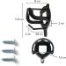 Bridle Holder for Horses - Metal Saddle Chamber with Extra Hooks | Red & Black | Perfect for Riding Stables - Buy Online on SooperMarket.com