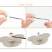 120 Pcs Pin Locks with Wrench - Sliver Locking Pin Keepers 6x5mm - Buy Online on SooperMarket.com