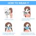 Fedciory Plus 50PCS Kids Disposable Face Masks | Cute Cartoon Design | Breathable & Comfortable | Elastic Earloop | Girls & Boys Masks For Children - Buy Online on SooperMarket.com