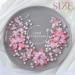 IYOU Flower Girl Hair Accessories Pink Floral Wedding Headband Pearl Wedding Holy Communion Headpiece for Girls - Buy Online on SooperMarket.com