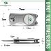 Procella Golf Divot Repair Tool with Ball Marker | Metal Switchblade Style | Multi-Tool for Men and Women - Silver - Buy Online on SooperMarket.com