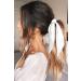 Funlovin 2-in-1 Scrunchies Scarf Hair Ribbon Ties - 6pcs Vintage Ponytail Scarves Scrunchie Set for Women - Buy Online on SooperMarket.com