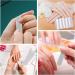 JSRQT 100 Mini Nail Files Double Sided Nail File Set Emery Board for Women Girls Acrylic Mini Nail Files Bulk Nail Buffer Professional Nail Files 180/240 Grit Manicure Tool (Silver) - Buy Online on SooperMarket.com