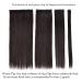 Double Weft Remy Human Hair Clip In Extensions 12 Inch #1B Natural Black - 70g 7pcs Silky Straight - Pack of 7 - Shop Now! - Buy Online on SooperMarket.com
