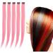 Colorful Lop Ears Wig Colorful Straight Hair Extensions Girls Daily Prom Hairpin (Light Pink) - Buy Online on SooperMarket.com