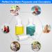 30 Pack 1 oz Clear Plastic Travel Bottles with Flip Cap - Refillable Hand Sanitizer Containers for Business Trip - Buy Online on SooperMarket.com