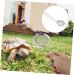GANAZONO 6 Pcs Reptile Sand Shovel Reptichip Strainers Fine Mesh Pet Poo Shovel Silver Stainless Steel 20X7X3CMx3pcs Silverx3pcs - Buy Online on SooperMarket.com