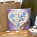 Plum Penguin Handmade Wooden Hanging Heart Plaque - Be Brave, Dream Big, Be Yourself | Blue Safari Animals Nursery Wall Decoration - Ideal New Baby Gift - Buy Online on SooperMarket.com