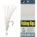 Rainbow Fish Skin Saltwater Fishing Lure Bait Rig - 10 Packs - Buy Online on SooperMarket.com