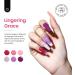Beetles Gel Nail Polish Set - Lingering Grace Collection | 36 Colors Pink Red Purple | Sparkle Glitter Manicure Kit with Base & Top Coat - Buy Online on SooperMarket.com