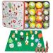 Bath Bombs with Surprise Inside 16 Organic Bubble Bath Bombs with 16 Small Animals Great Gift for Birthday Christmas Valentines Day Easter Party Favors (Bonus Scene Props)