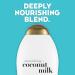 OGX Nourishing + Coconut Milk Shampoo & Conditioner Set - 25.4 Fl Oz (Pack of 2) - Buy Online on SooperMarket.com