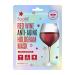 Soo AE Red Wine Anti-Aging Hologram Mask - 12 Count | Premium Skincare for Youthful Glow - Buy Online on SooperMarket.com