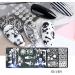 healthGUO Nail Art Stamping Plate Stamper Sponge Pen Halloween Pumpkin Bats Image Nail Polish Template Stamp Stencil Tools Kit 5 - Buy Online on SooperMarket.com