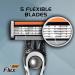Bic Flex 5 Hybrid Razor - 1 Handle & 3 Cartridges | International Shipping Available - Pack of 3 - Buy Online on SooperMarket.com