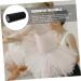 STOBOK 4 Rolls White Skirt Womens Skirts Baby Belt Diy Mesh Ribbon Mesh Belt Wedding Bride Decorative Mesh Black 0.01X15X2285CM - Buy Online on SooperMarket.com
