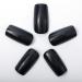 NOVO OVO Medium Square Black Sparkle False Press on Nails - Feijoada Glossy Acrylic Kit for Spring, Summer & Halloween - Buy Online on SooperMarket.com
