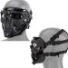 Airsoft Full Face Tactical Paintball Mask - Clear Lens for Halloween, Cosplay & CS Games - Buy Online on SooperMarket.com