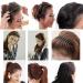 Timoo 5 PCS Metal Spring Wavy Hairband Hair Hoop - Fashionable Headwear for Men & Women - Black - Buy Online on SooperMarket.com