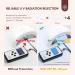 Saviland UV Gloves for Nails - UPF80+ High-tech Fingerless Gloves for Manicures | Anti UVA & UVB Protection | Gel Nail Lamp Skin Care | Prevents UV Harm - White - Buy Online on SooperMarket.com