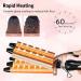 5 Barrel Curling Iron Wand Hair Waver - Ceramic Tourmaline, 0.6 Inch, Temperature Adjustable - Buy Online on SooperMarket.com