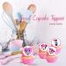 PRECUT Minnie Cupcake Toppers Pink Theme Premium Thickness SWEETENED VANILLA - wafer card cake decorations (24) - Buy Online on SooperMarket.com